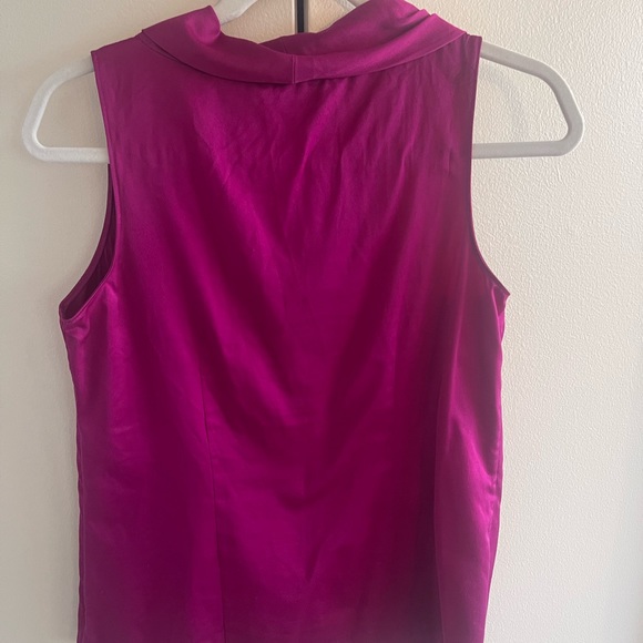 Sassy Sleeveless Magenta-color Top - Picture 4 of 10
